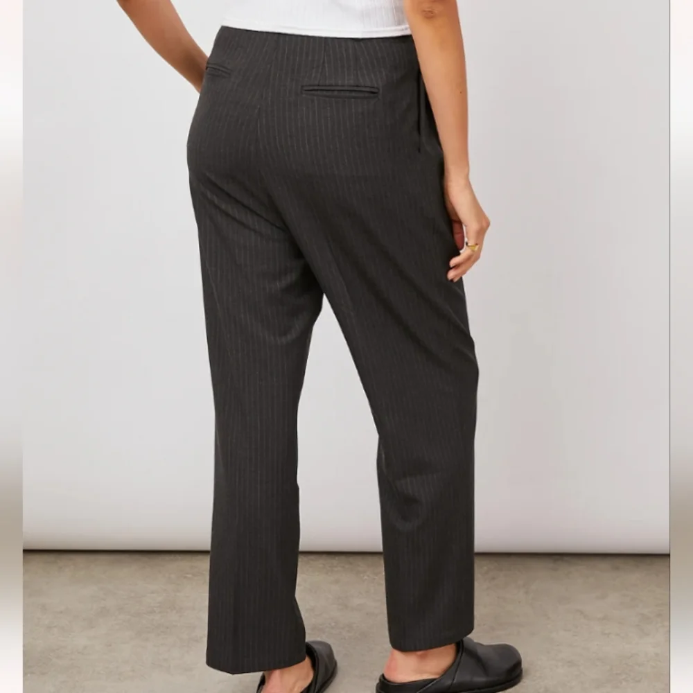Rails Gray Pinstripe Tay Pant